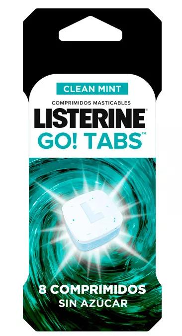 Listerine go! Tabs 8 Comprimidos Mastigáveis