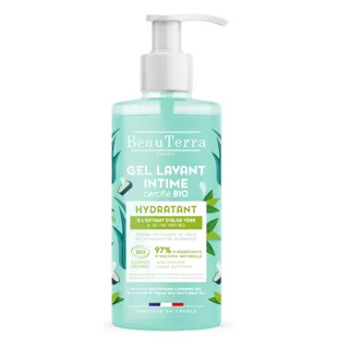 Beauterra Gel de banho hidratante íntimo orgânico 500 ml