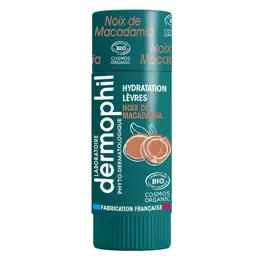 Dermophil Stick Lèvres Bio Protection Goût Noix de Macadamia 4g