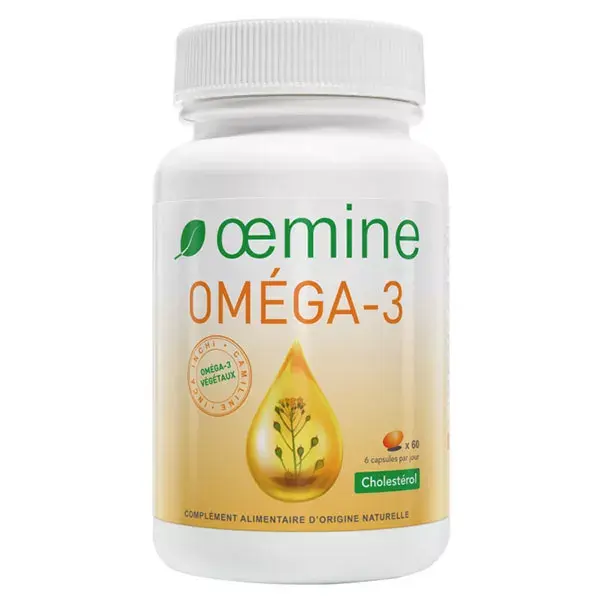 Oemine Oméga 3 Végétaux 60 capsules