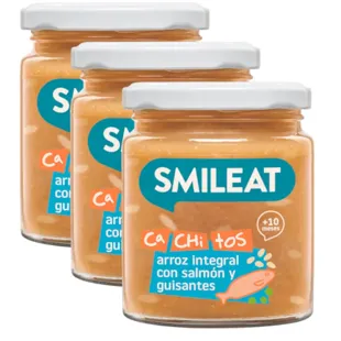 Smileat CA-CHI-TOS Jar of Rice with Salmon and Peas +10m 3x230 gr