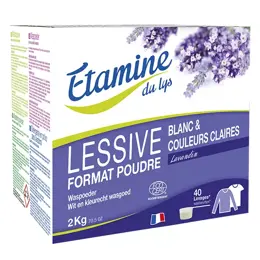 Étamine du Lys Lessive Poudre Lavandin Bio 2kg