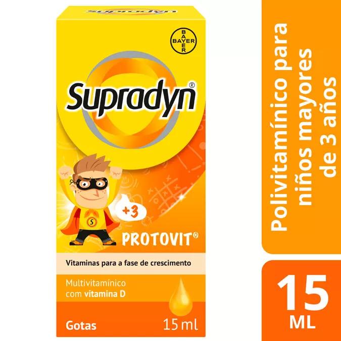 Supradyn Protovit Vitaminas e Minerais Para o Crescimento 15ml