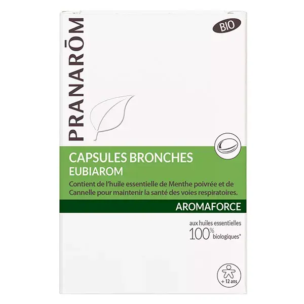 Pranarom Aromaforce Bronches Bio 30 capsules