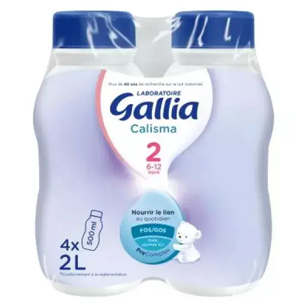 Gallia Calisma 2ème Age 4 x 500ml