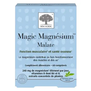 Vitalco New Nordic Magic Magnesio Malato Funzione Muscolare e Salute delle Ossa - 60 Compresse