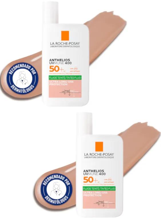 La Roche Posay Anthelios UV-Mune 400 Color Fluid SPF50+ 2x50 ml