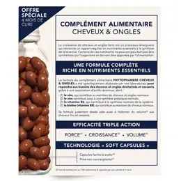 Phyto Phytophanère Complément Alimentaire Cheveux Ongles 2x120 capsules