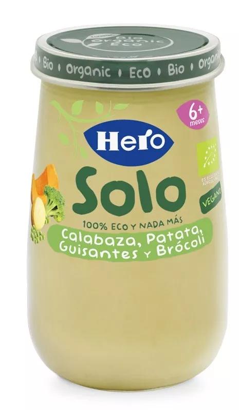 Hero Solo Tarrito de Calabaza, Patata, Guisantes y Brócoli 190 gr