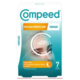 Compeed Patchs anti-imperfections purifiants hydrocolloides 7 unités