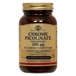 Solgar Chrome Picolinate 200 μg 90 gélules