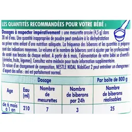 Nidal NidalGest Lait en Poudre 2ème Age 800g