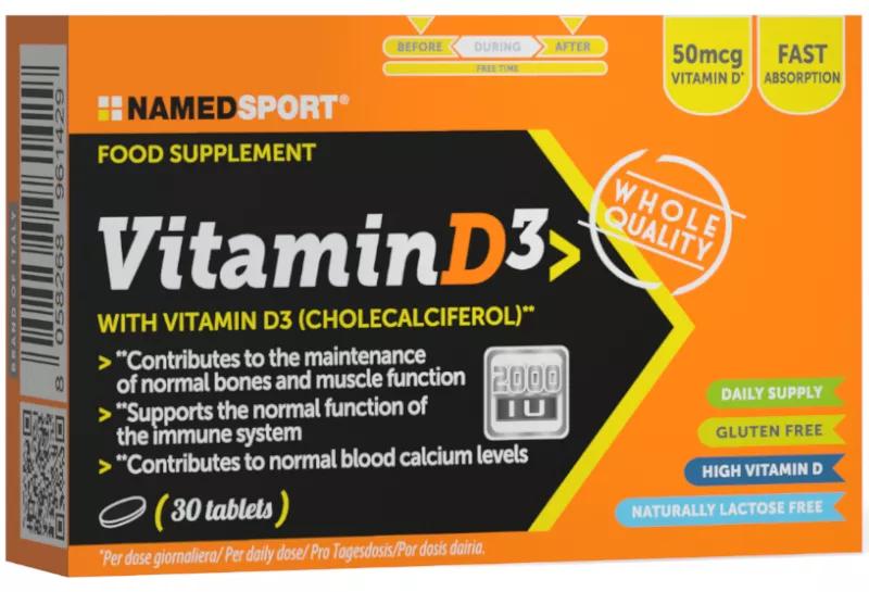 Namedsport Vitamin D3 30 Tabletes