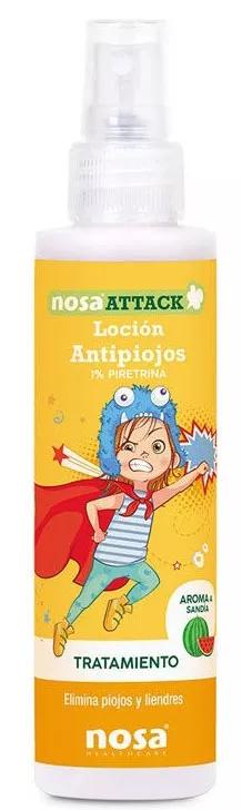 Nosa Locção Anti-piolhos Attack 1% Piretrina 150ml