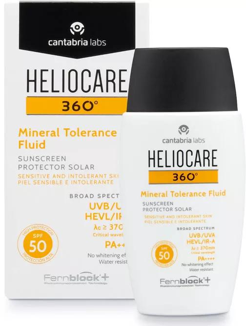 Heliocare Protetor Solar 360º Mineral Tolerance Fluid SPF50 50ml