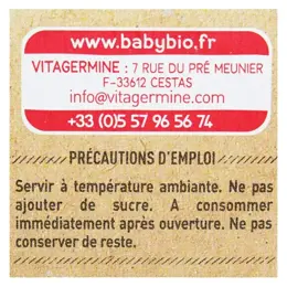 Babybio Desserts Lactés Pot Brassé au Lait de Chèvre Abricot Banane +6m Bio 2 x 130g