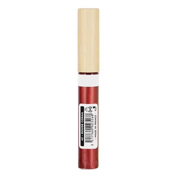 So'Bio Étic Shine & Color Baume Huile Lèvres N°43 Rouge Corail Bio 5ml