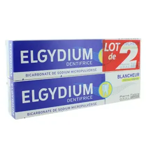 Elgydium Dentifricio Sbiancante Freschezza Limone Lotto di 2 x 75ml