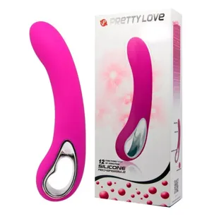 Love Vibrador Alston 12 Funciones Recargable Pretty Rosa/Morado