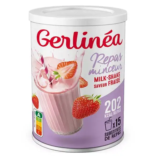 Gerlinéa Repas Minceur Milk-Shake Fraise 436g