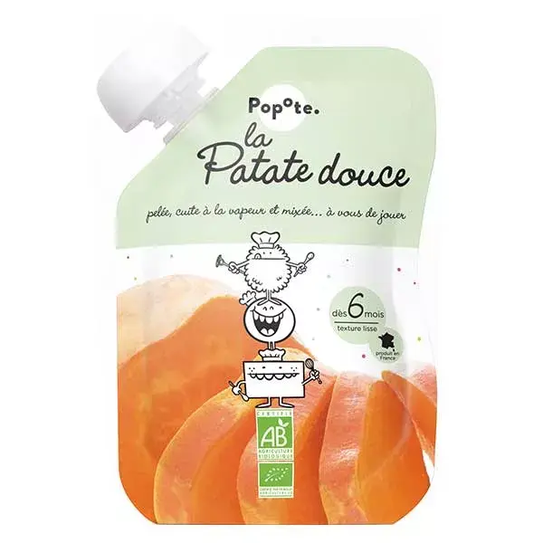 Popote Les Légumes Puré De Boniato De Calabaza +6m Ecológico 120g