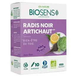 Biosens Radis Noir Artichaut Bio 10 ampoules