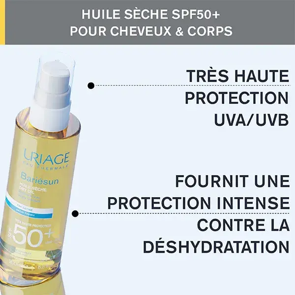 Uriage Bariésun Huile Sèche Solaire SPF50+ 200ml