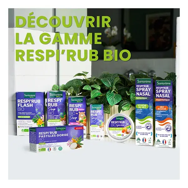 Santarome Respi'Rub Pastilles Gorge Apaise la Gorge 21 pastilles