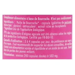 Superdiet Huile de Bourrache 200 capsules