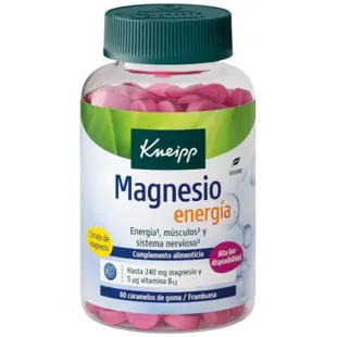 Kneipp Magnésio Energia, Músculos e Sistema Nervoso 60 Gomas Framboesa