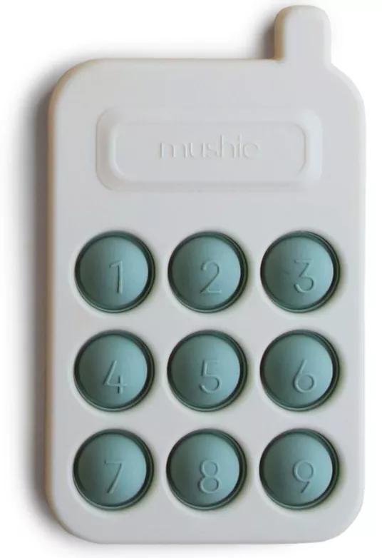 Mushie Pop It Telephone Cambridge Blue