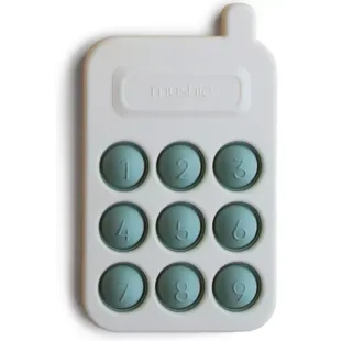 Telefone Mushie Pop It Cambridge Azul