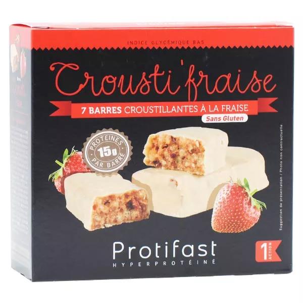 Protifast Barretta Crousti'Fragola 7 barrette
