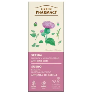 Green Pharmacy Burdock Anti-Hair Loss Serum with Wheat Proteins 100 ml