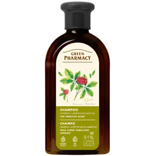 Greenpharmacy Shampoo with Ginseng and Moroccan Mint Oil 350 ml
