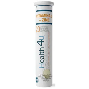 H4U Vitamin C + Zinc 20 Orange Effervescent Tablets