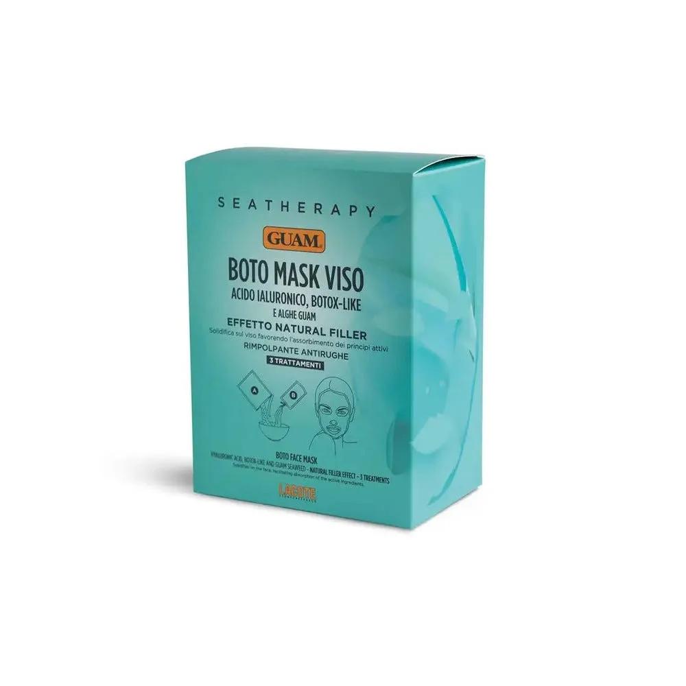 Guam Seatherapy Boto Mask Viso Rimpolpante Antirughe 3 Trattamenti