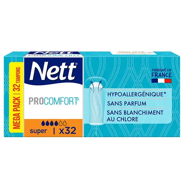 Nett Procomfort Tampons Digitaux Super 32 unités