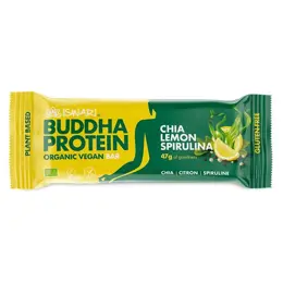 Iswari Barre Bouddha Protéine Chia Citron et Spiruline Bio 47g