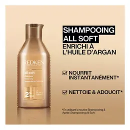 Redken All Soft Shampoing hydratant pour cheveux secs