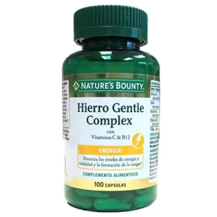 Nature's Bounty Iron Complex with Vit C and Vit B12 100 Capsules