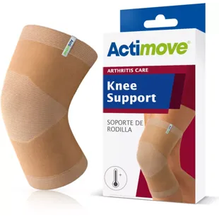 Actimove Kniebandage mit offener Patella, schwarze Farbe, Universalgröße