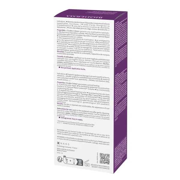 Bioderma Cicabio Crème Réparatrice Apaisante Peaux Irritées 100ml