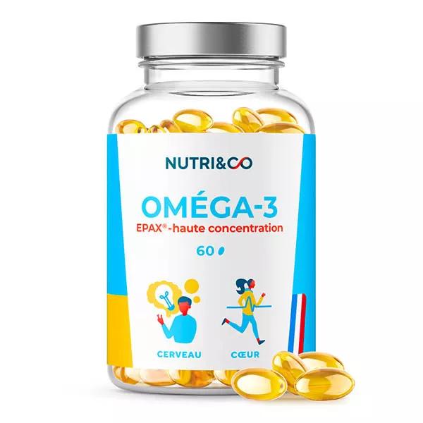 Nutri & Co Omega-3 Aceite de Pescado Salvaje 60 cápsulas