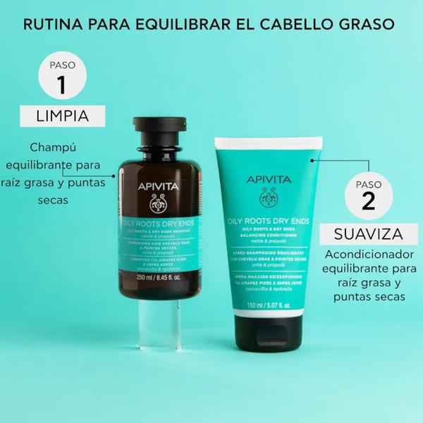 Apivita Brandnetel en Propolis Balancing Shampoo 250ml