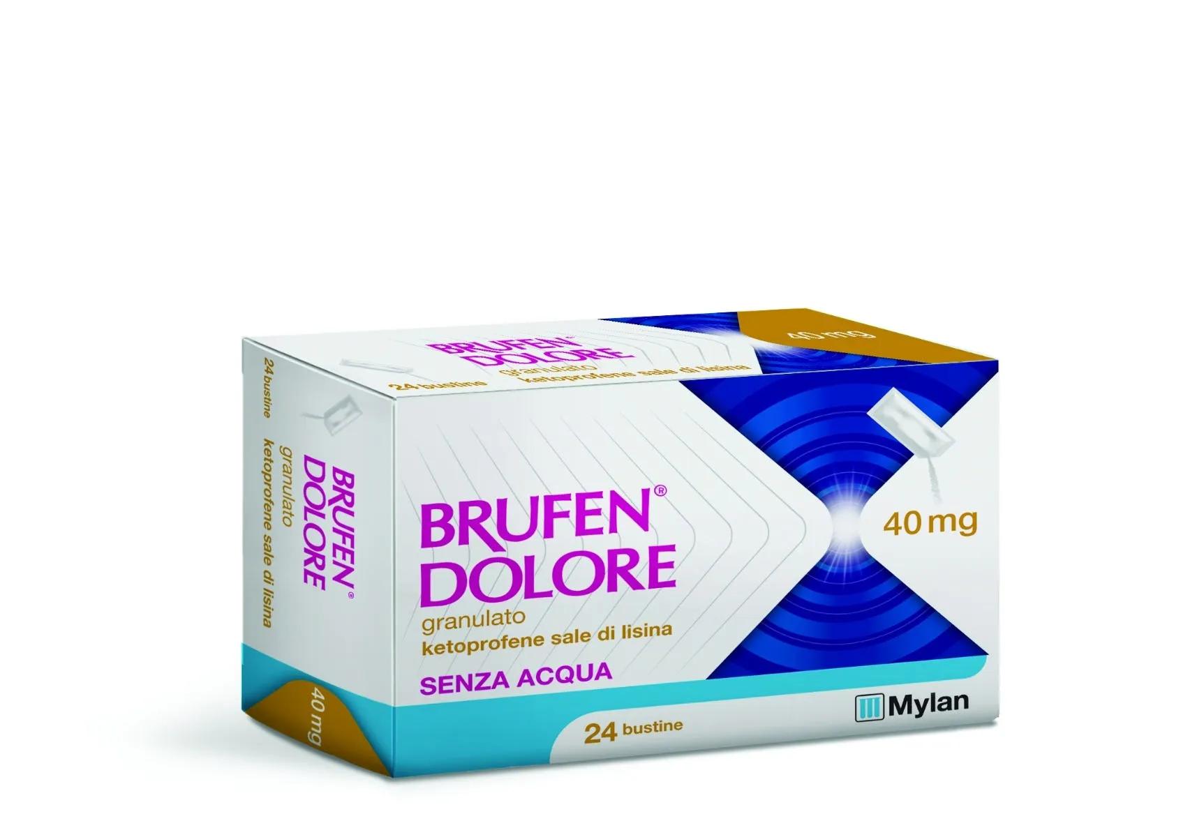 Brufen Dolore 40 mg Granulato Soluzione Orale 24 Bustine