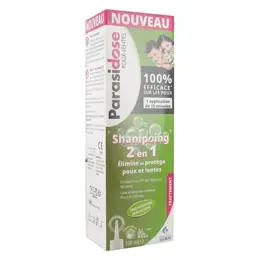 Parasidose Shampoing 2 en 1 Protège et Élimine Poux et Lentes 100ml