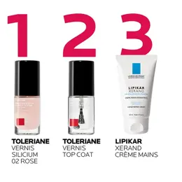 La Roche Posay Tolériane Vernis à Ongles Silicium N°02 Rose 6ml