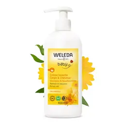 Weleda Crème Lavante Corps et Cheveux Calendula 400ml