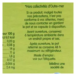 Blédina Les Récoltes Bio Purée de Fruits Pommes Ananas et Pommes Bananes Kiwis +4m 4 x 130g